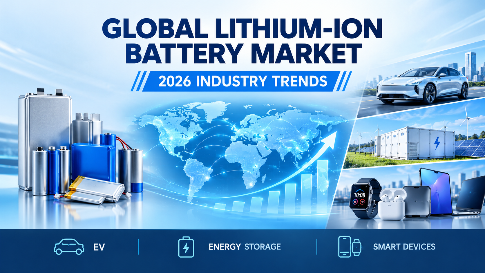 Global Lithium-Ion Battery Market Continues to